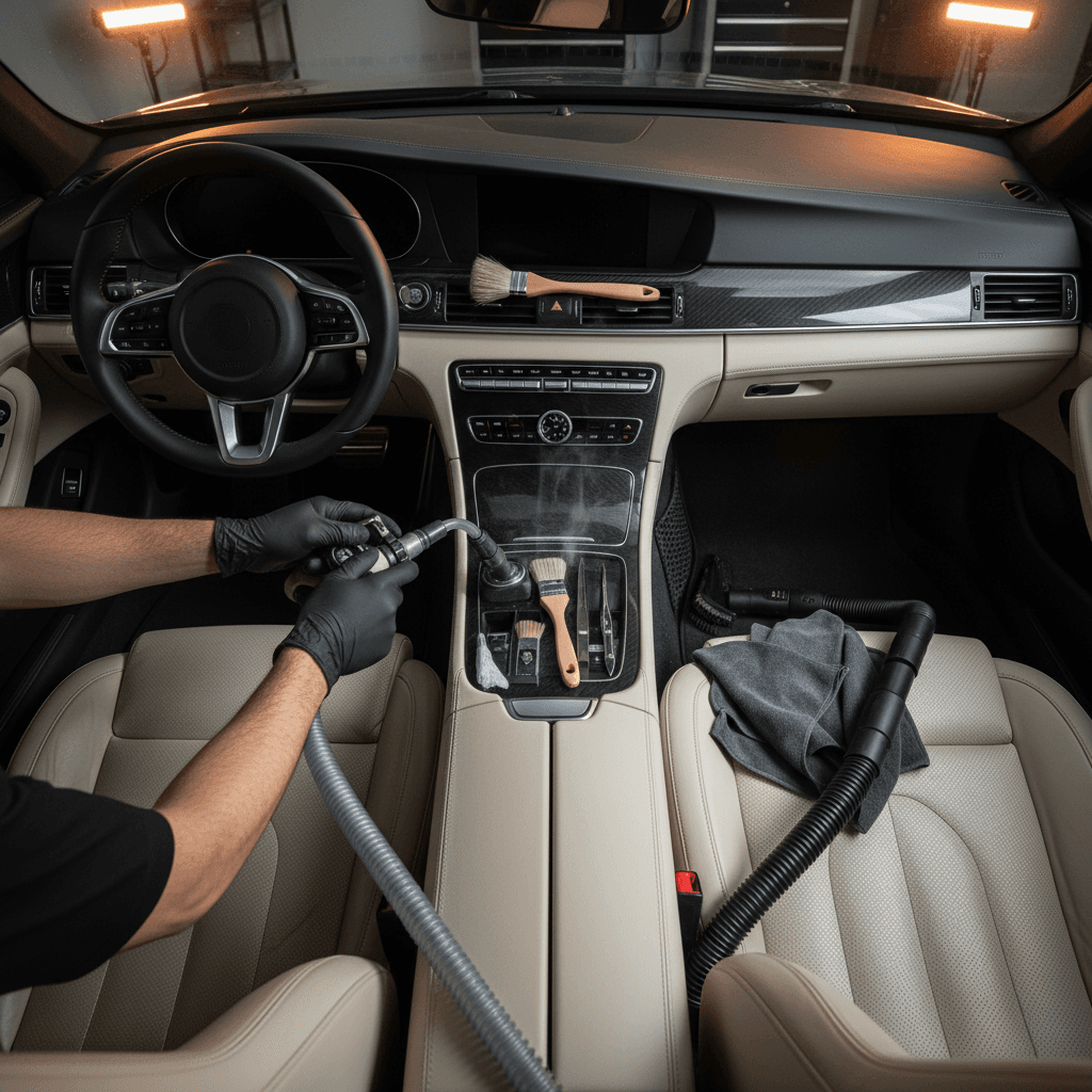 Interior vacuum and detailing